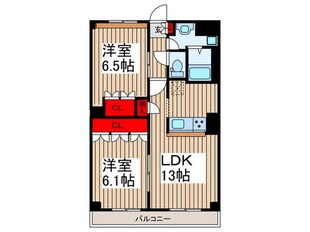 ウエストヒルズの物件間取画像